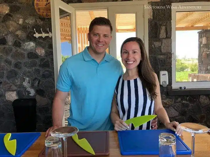 Private Santorini Cooking Class Tour with Wine Tasting