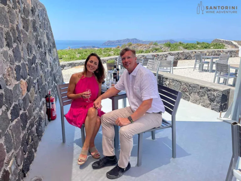 Santorini 5-Hour Private Wine Tour with Greek Meal