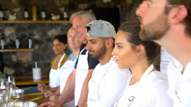 Private Santorini Cooking Class Tour with Wine Tasting