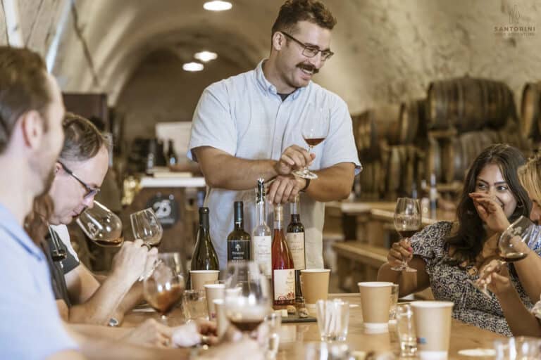 Private Morning Tour: Santorini Private Wine Tour with Lunch