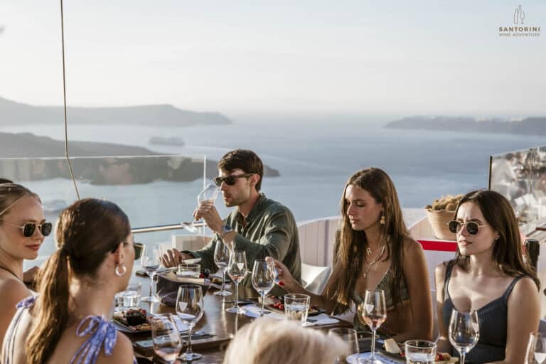 Private Santorini Wine Tour with Dinner