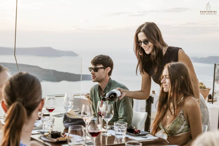 Private Santorini Wine Tour with Dinner