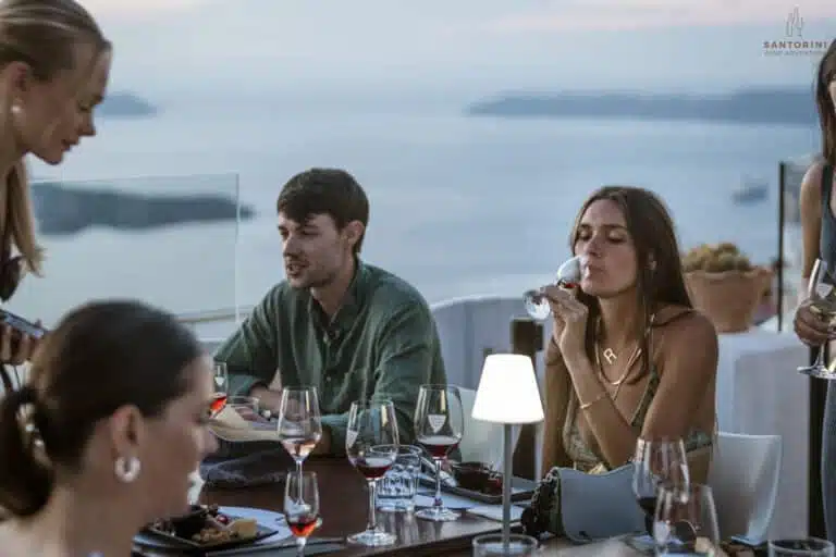 Private Santorini Wine Tour with Dinner